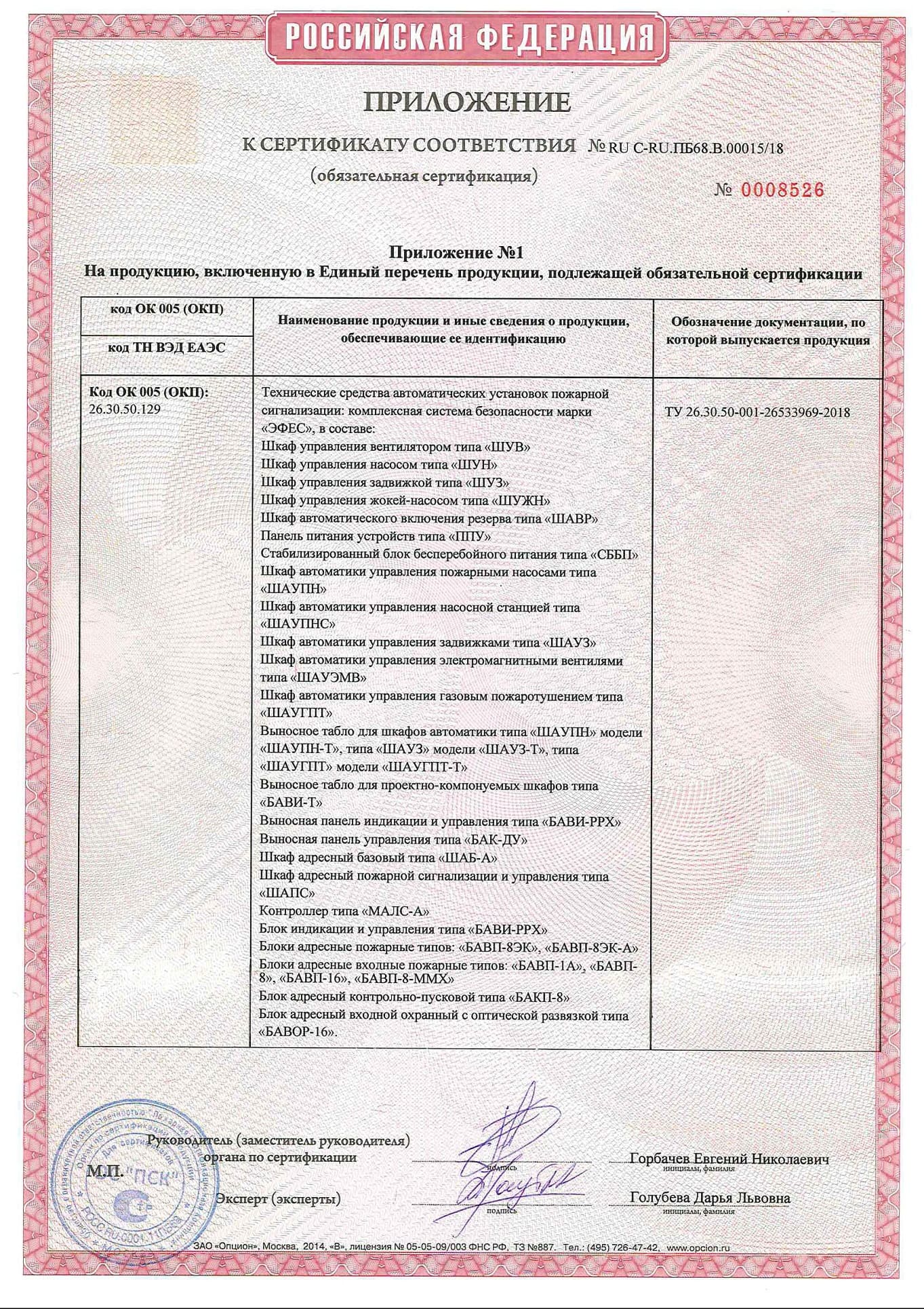 Сертификат